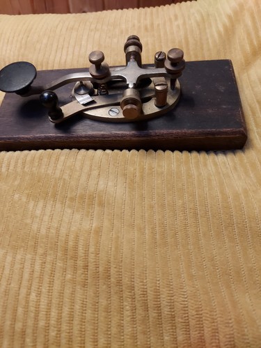 Vintage straight morse key - vintage,